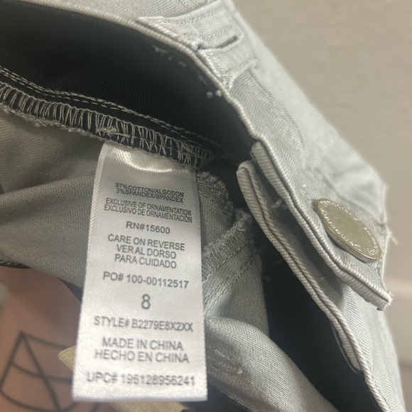 Democracy AB Technology Skinny Grey Pants Size 8 - Picture 6 of 6